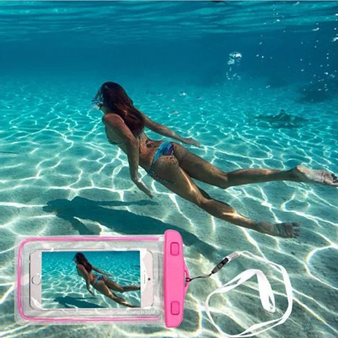 EverGlow Waterproof Pouch for Your Smartphone and Essentials - Keep Your Belongings Safe and Dry!