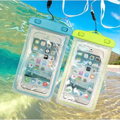 EverGlow Waterproof Pouch for Your Smartphone and Essentials - Keep Your Belongings Safe and Dry!