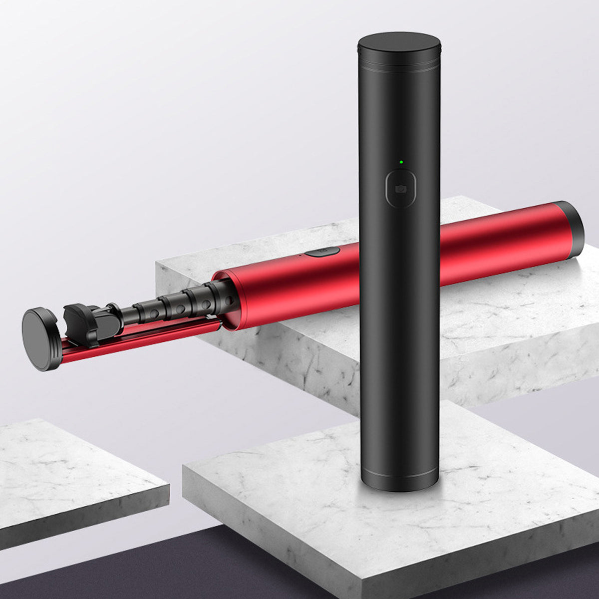 Invisi Mini Selfie Stick Extendable And Foldable - Capture Picture-Perfect Moments