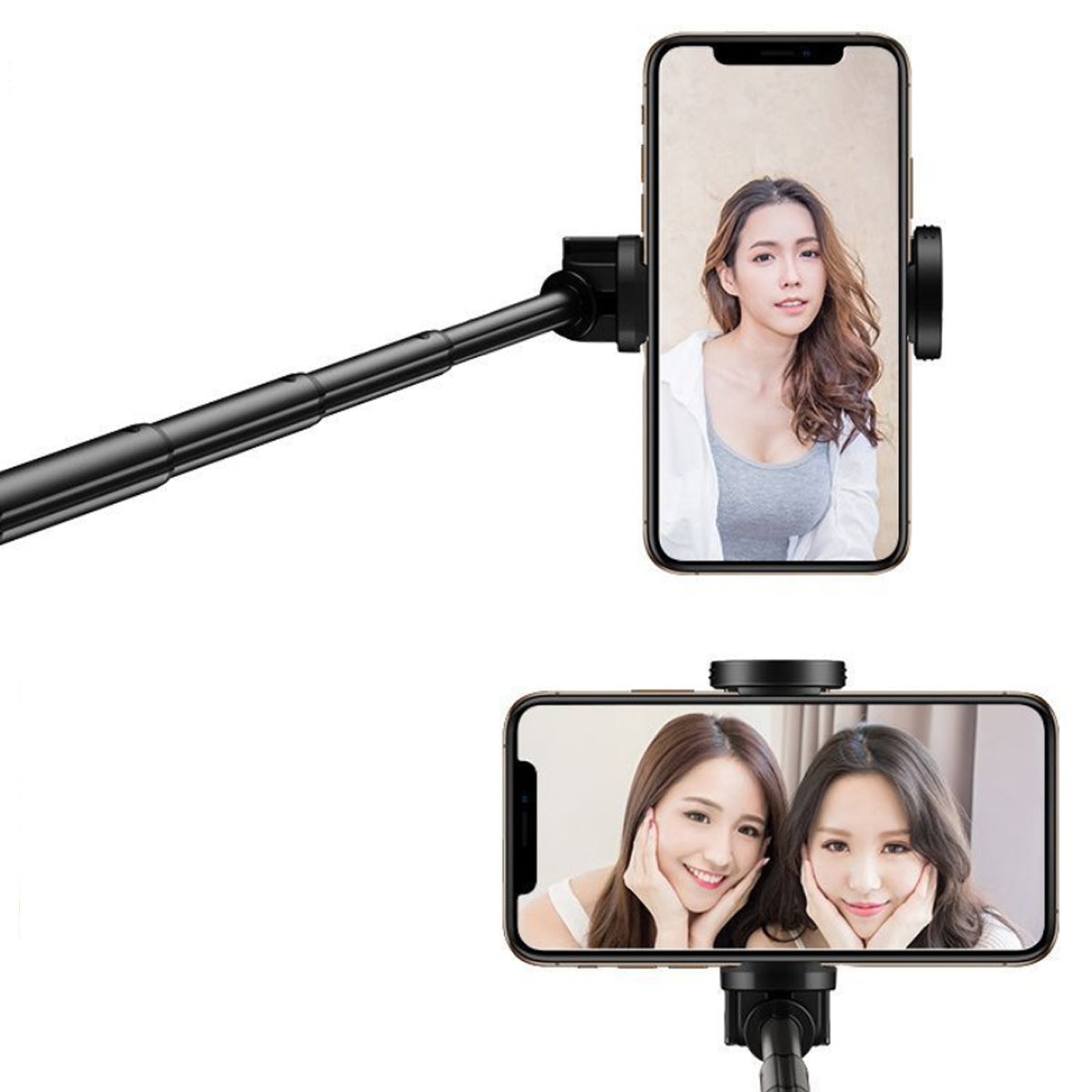 Invisi Mini Selfie Stick Extendable And Foldable - Capture Picture-Perfect Moments