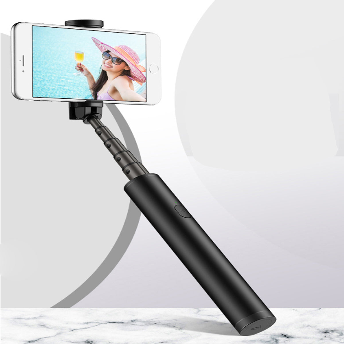 Invisi Mini Selfie Stick Extendable And Foldable - Capture Picture-Perfect Moments