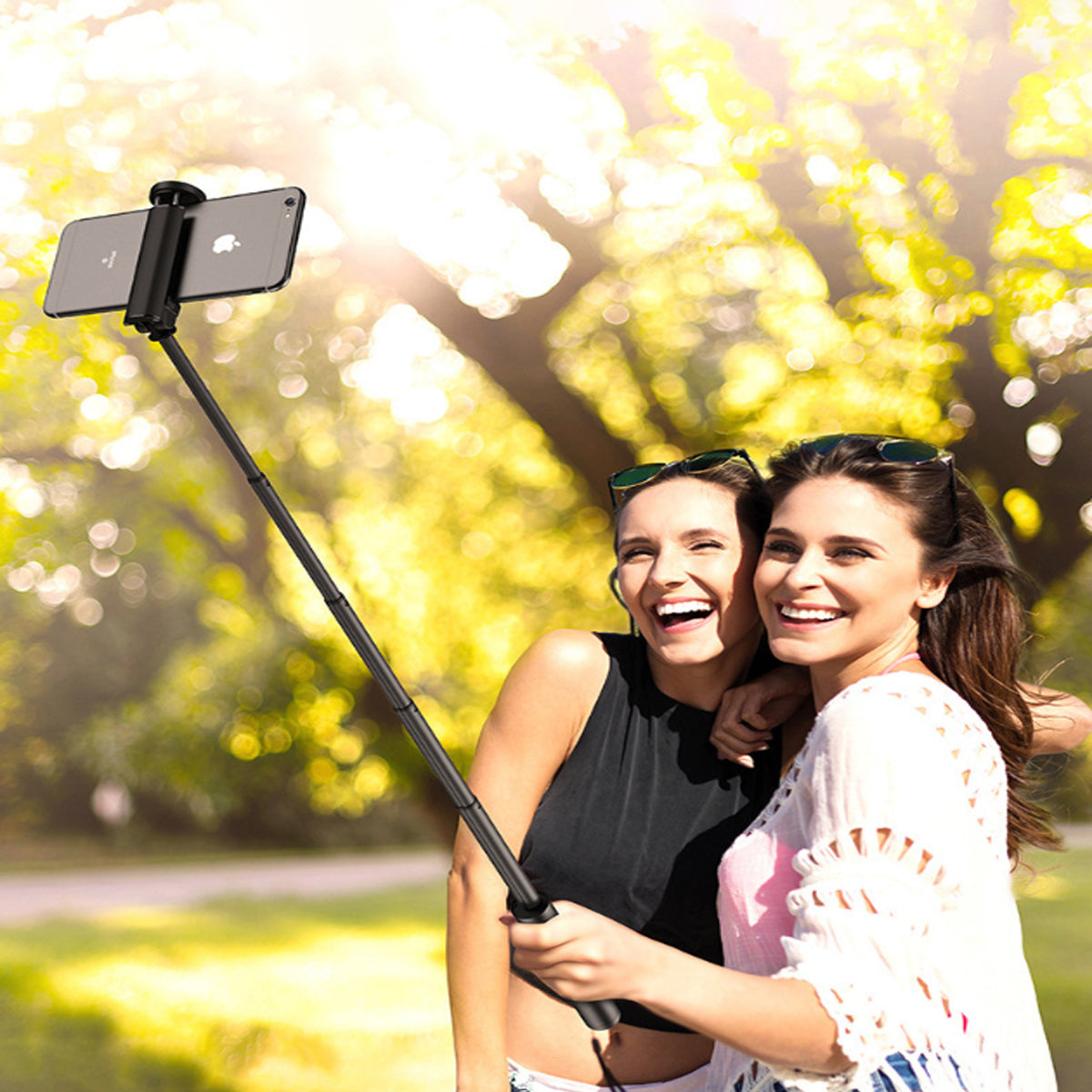 Invisi Mini Selfie Stick Extendable And Foldable - Capture Picture-Perfect Moments