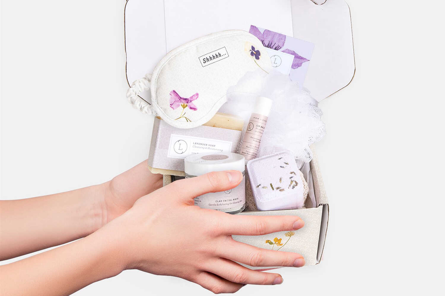 Lavender Bath and Body Set | Natural Skincare Appreciation Gift Box