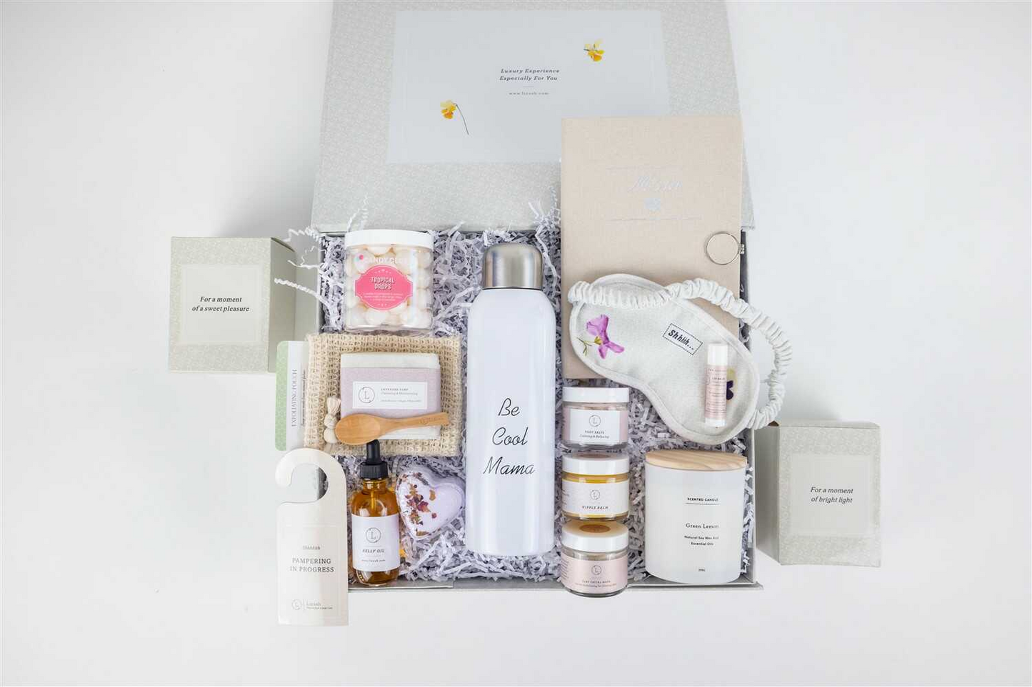 New Mom Gift - Pampering Natural Skincare Set for New Moms