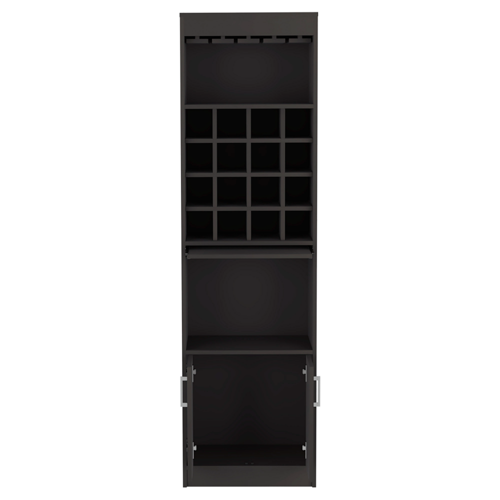 Athens Kava Bar Cabinet - Modern Style with Wine Cubbies and Ample Storage