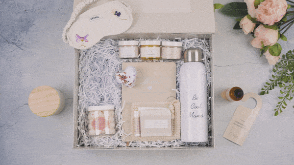 New Mom Gift - Pampering Natural Skincare Set for New Moms