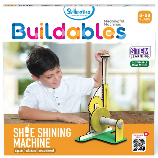 Buildables Shoe Shining Machine - Learn Scientific Principles of Buffing - DIY Kit