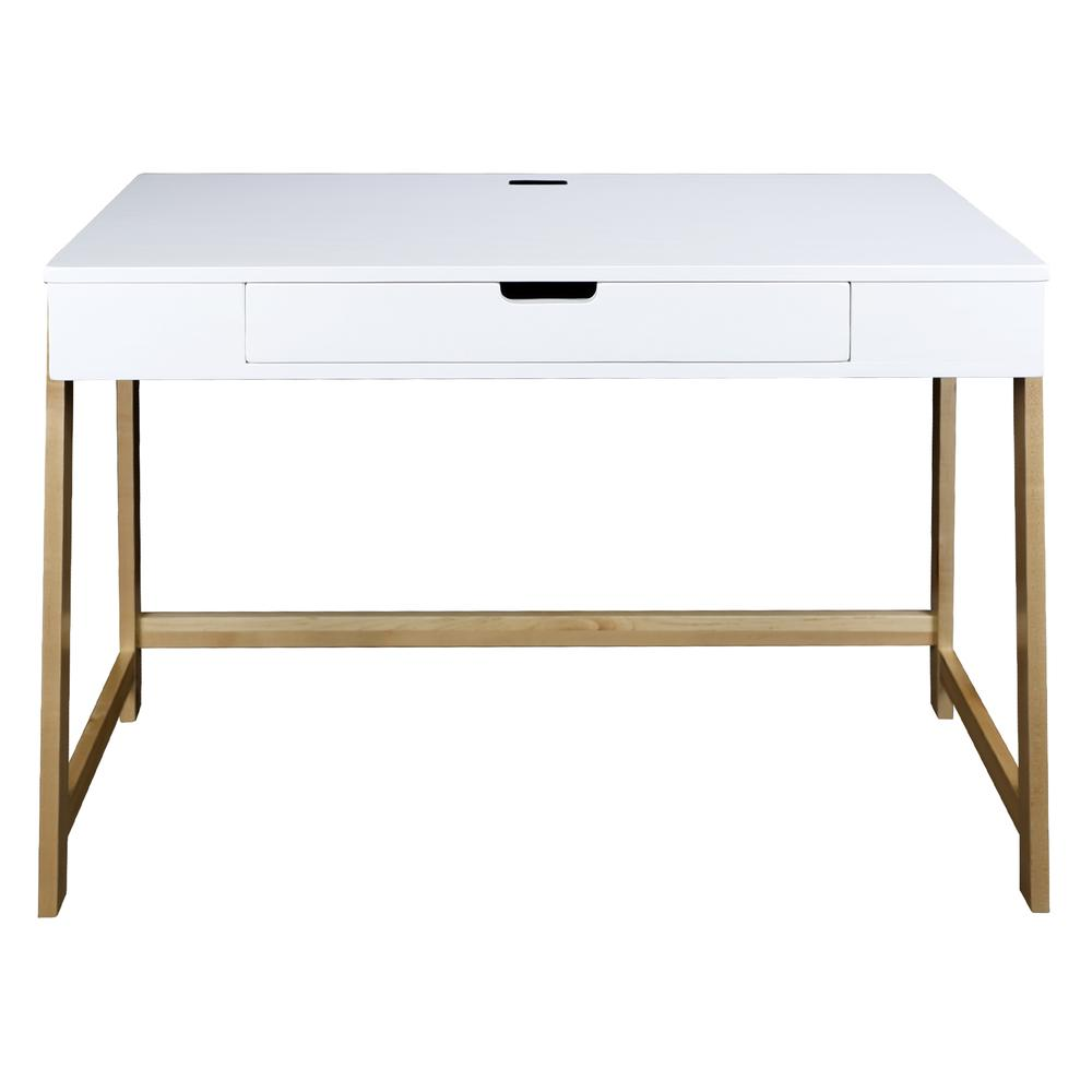 Neorustic Smart Desk with USB Ports | Modern Style and Convenient Charging