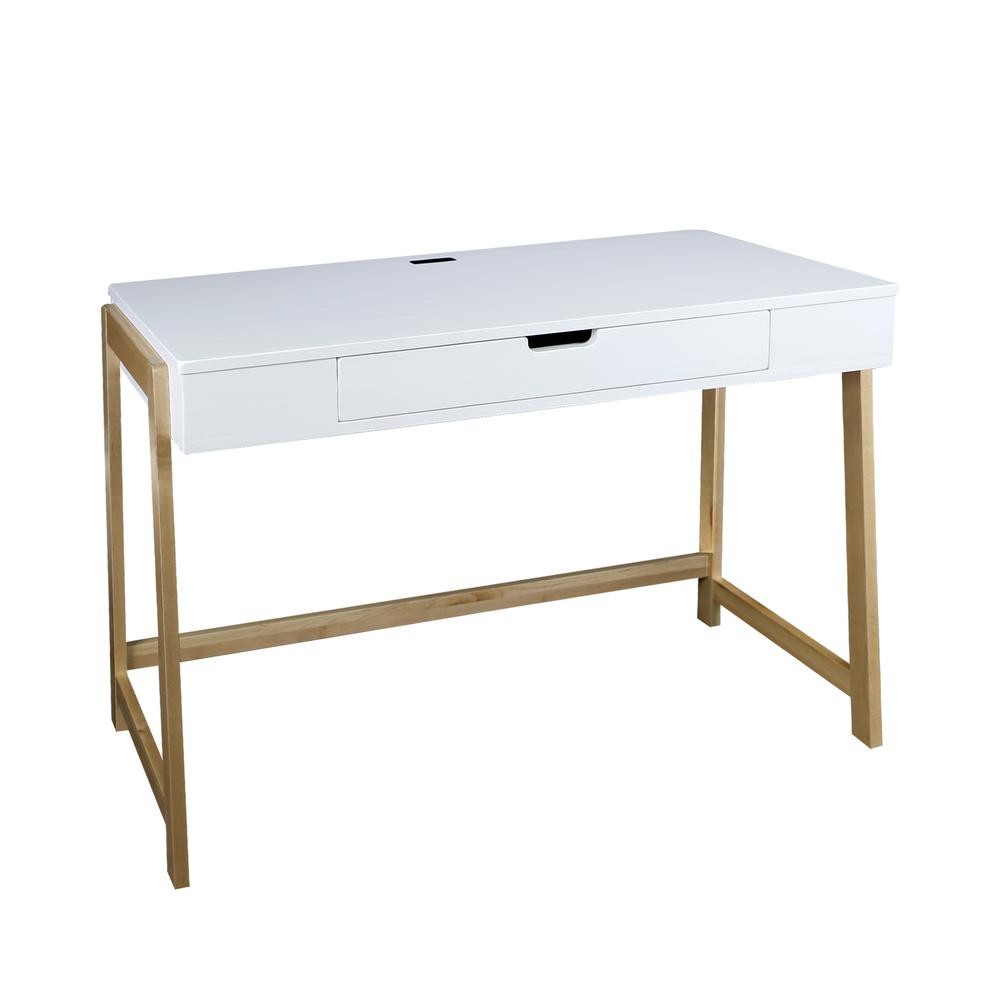 Neorustic Smart Desk with USB Ports | Modern Style and Convenient Charging