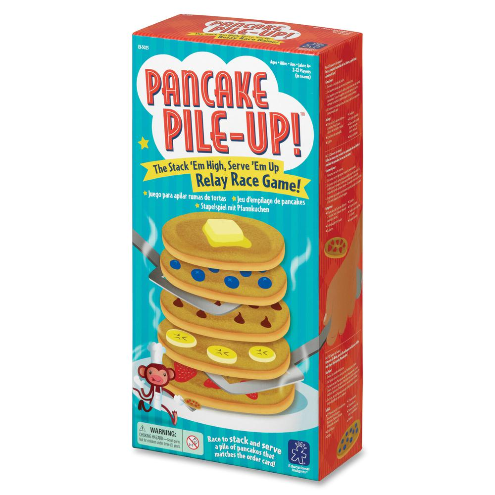 Educational Insights Pancake Pile-Up Relay Race Game - Assorted