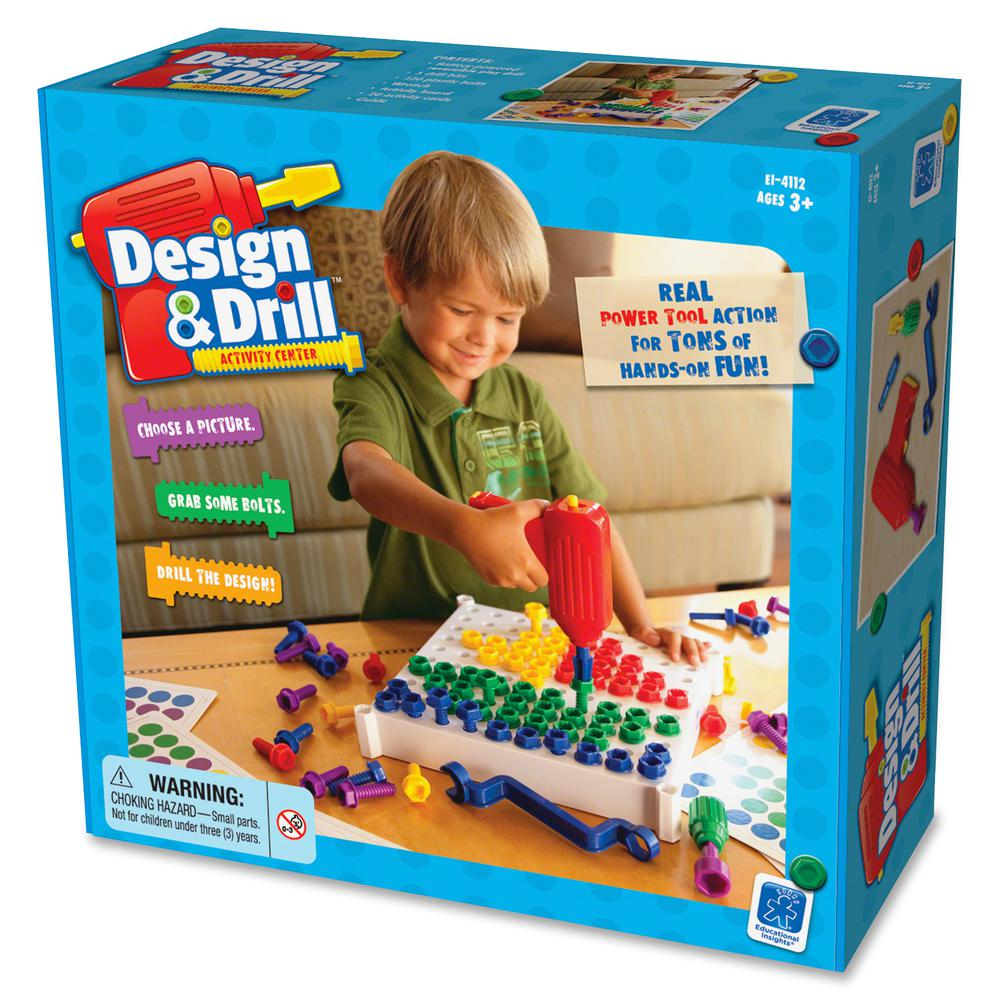 Educational Insights Design/Drill Activity Center - Enhance Motor Skills and Creativity