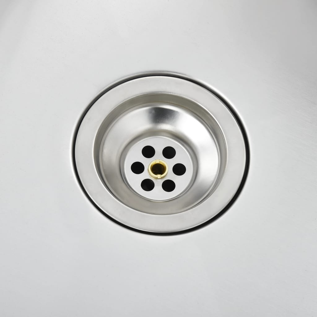 vidaXL Handmade Kitchen Sink Stainless Steel