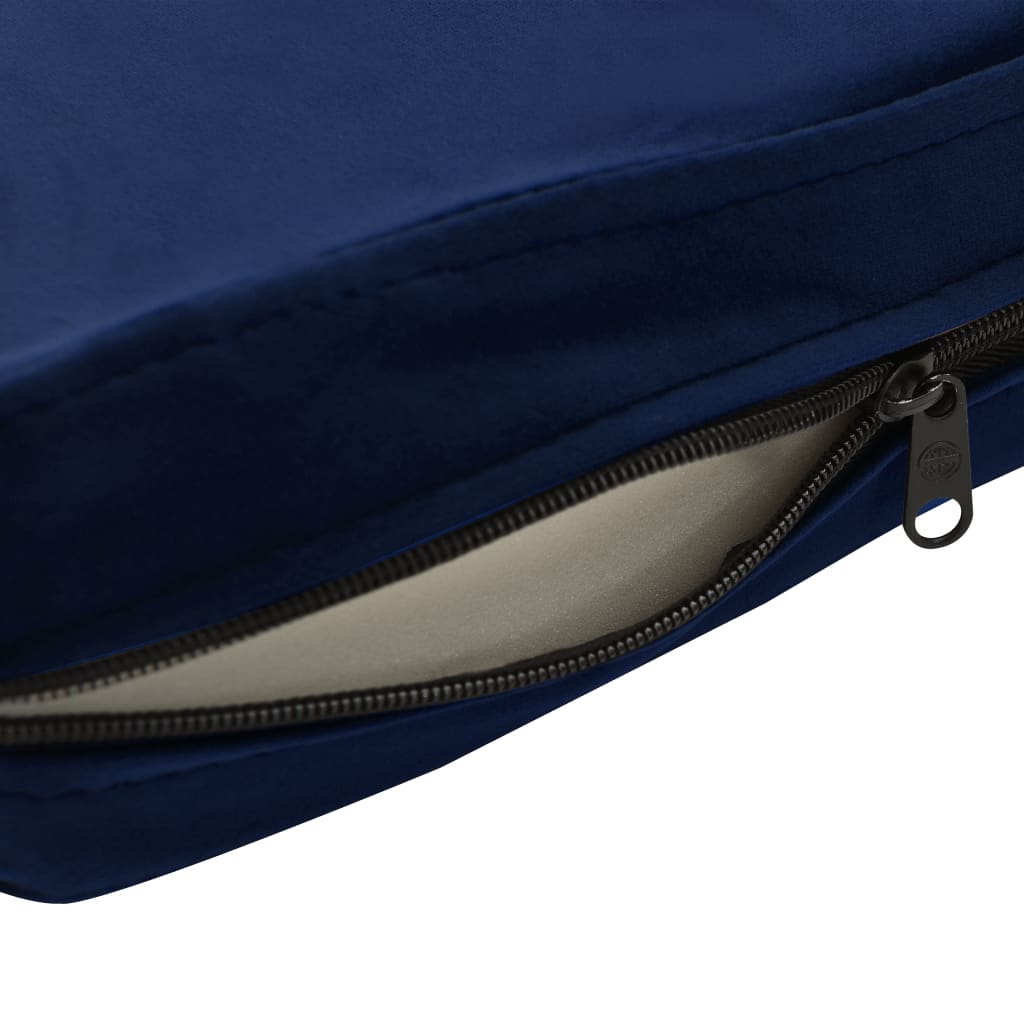 vidaXL Dog Sofa Blue 28.3"x17.7"x11.8" Plush - Comfortable Pet Furniture
