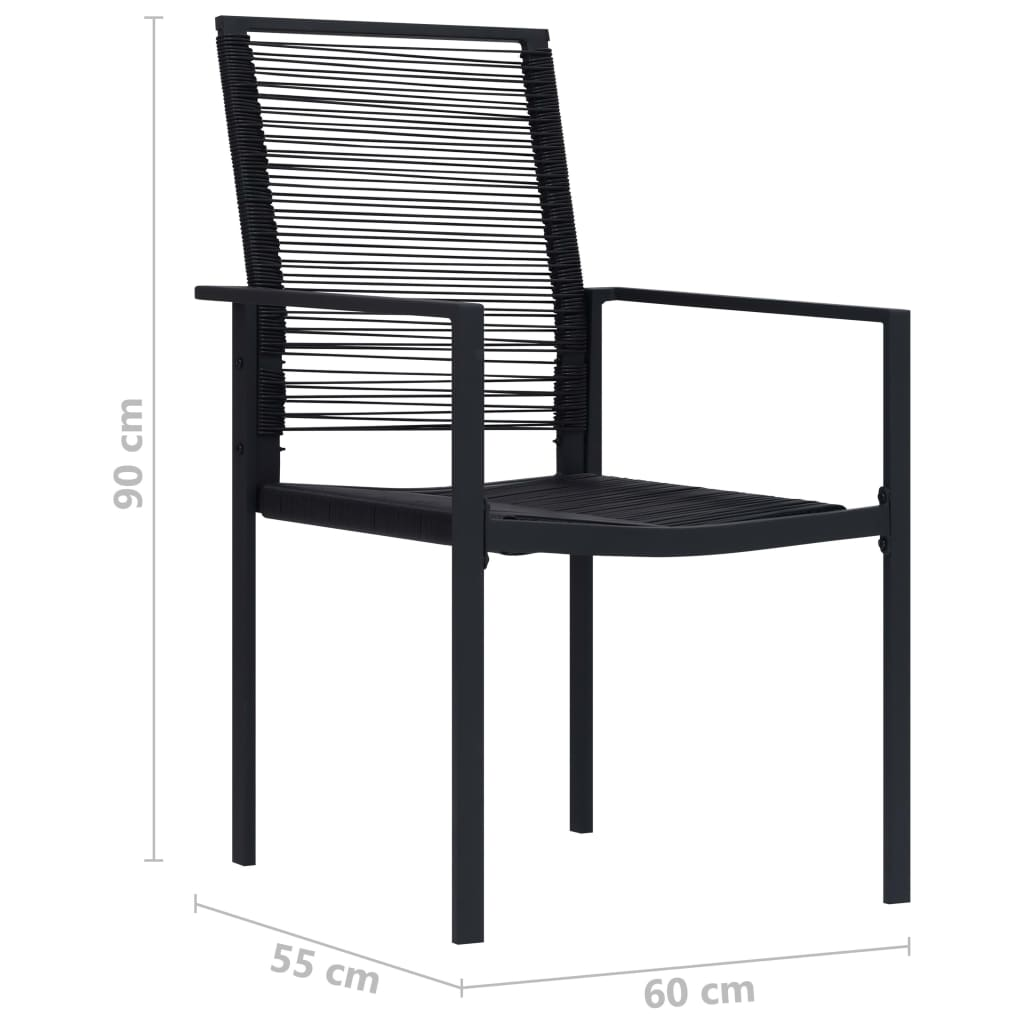 vidaXL 7 Piece Patio Dining Set - Sturdy and Weather Resistant