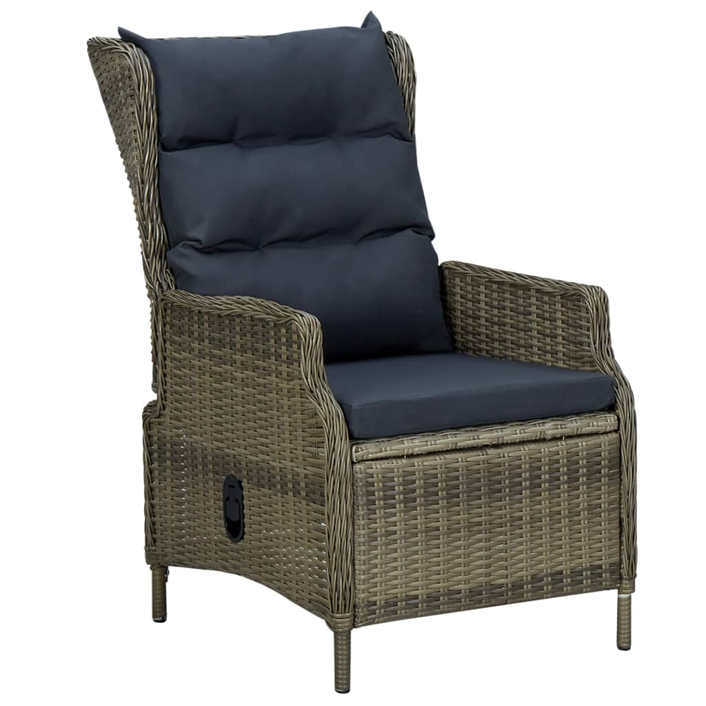 vidaXL 5 Piece Patio Dining Set Brown - Outdoor Furniture for Relaxation and Entertainment