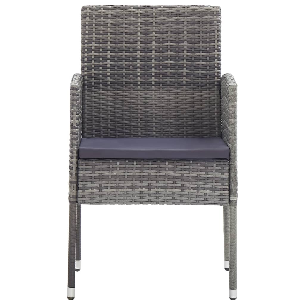 vidaXL 7 Piece Patio Dining Set Anthracite - Outdoor Furniture Set