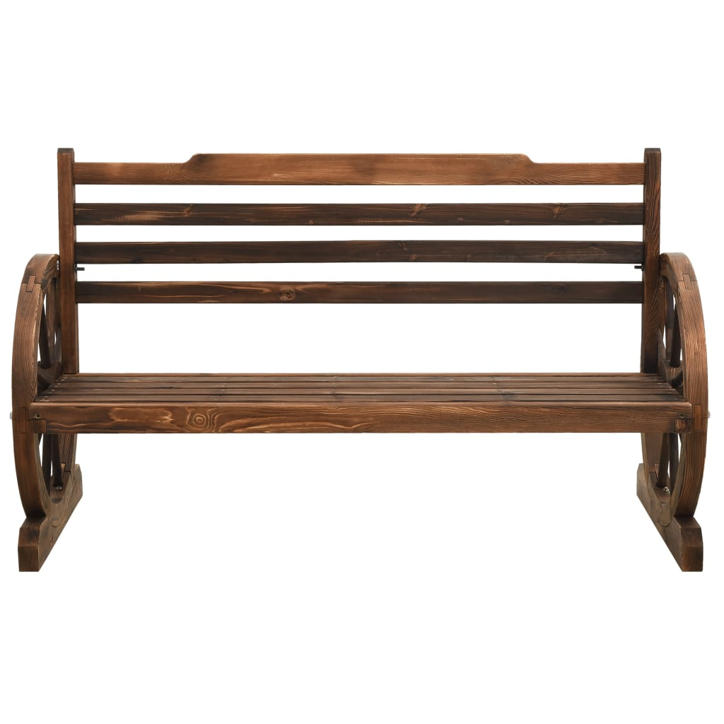 vidaXL Patio Bench 44" Solid Firwood - Outdoor Garden Furniture