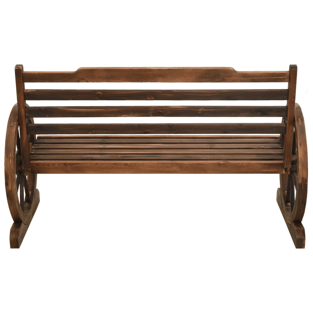 vidaXL Patio Bench 44" Solid Firwood - Outdoor Garden Furniture