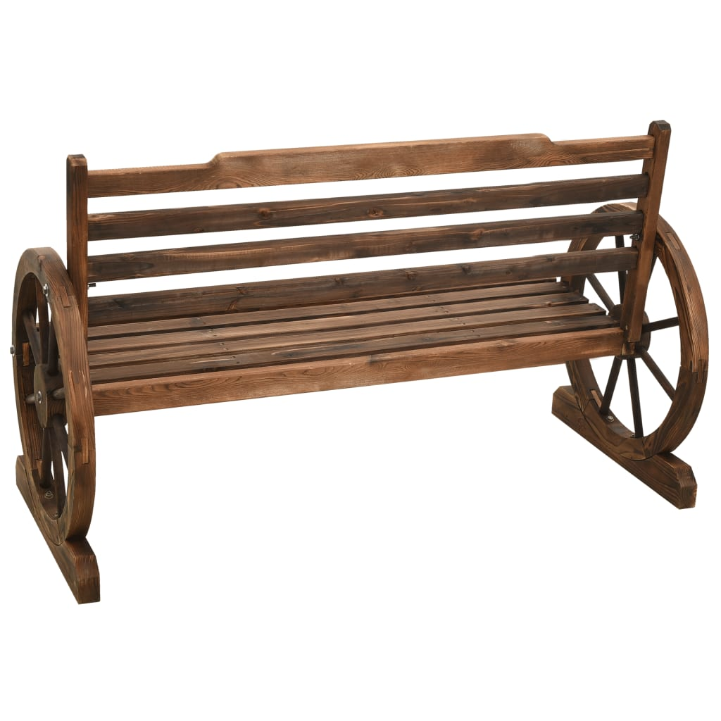 vidaXL Patio Bench 44" Solid Firwood - Outdoor Garden Furniture