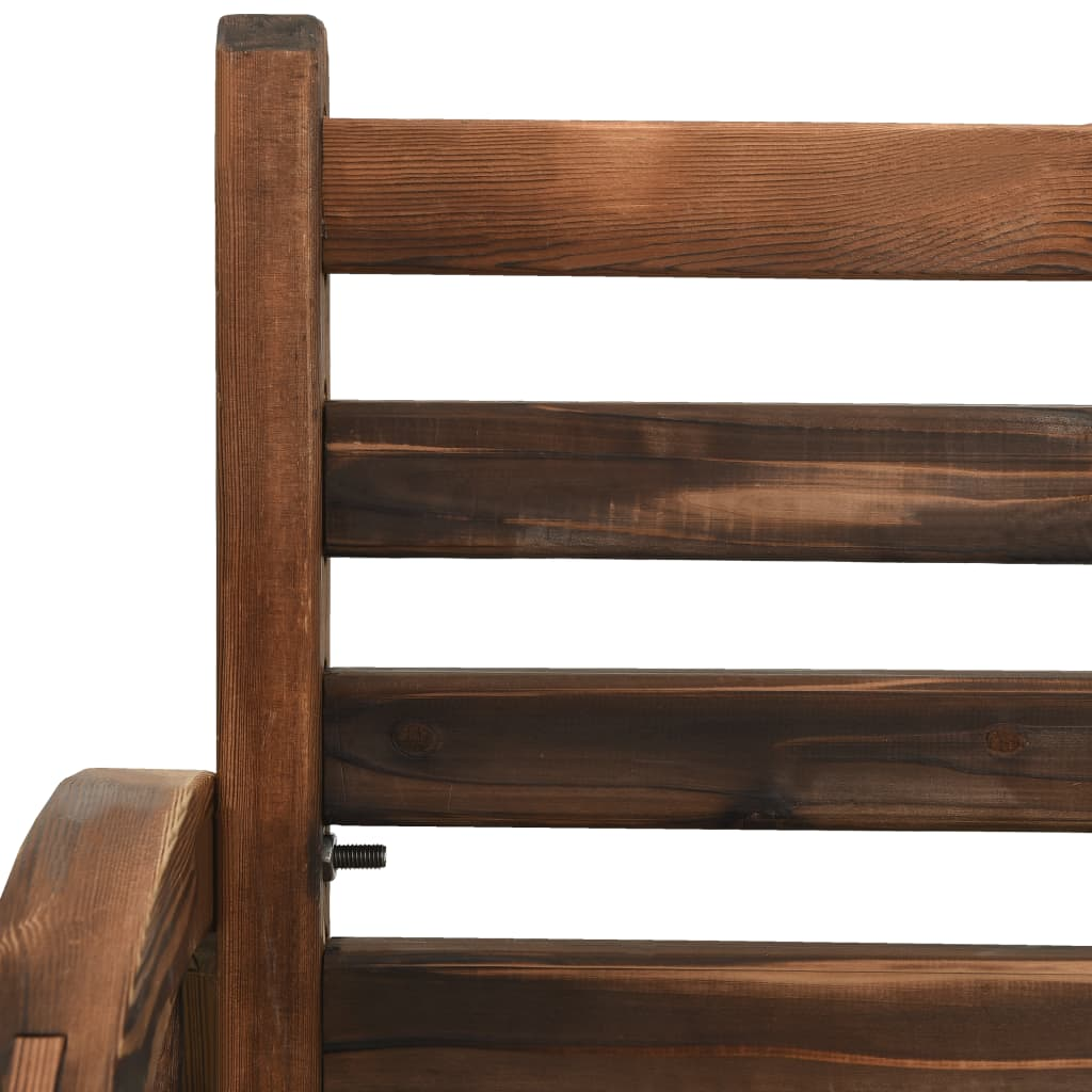vidaXL Patio Bench 44" Solid Firwood - Outdoor Garden Furniture