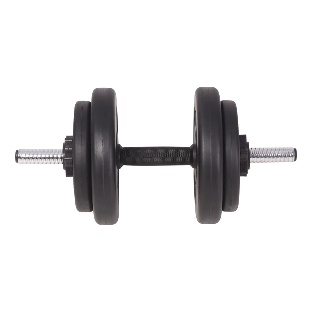vidaXL Barbell and Dumbbell Set 198.4 lb - Build Strength and Tone Muscles