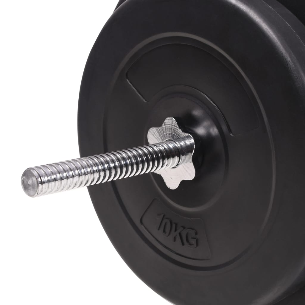 vidaXL Barbell and Dumbbell Set 198.4 lb - Build Strength and Tone Muscles