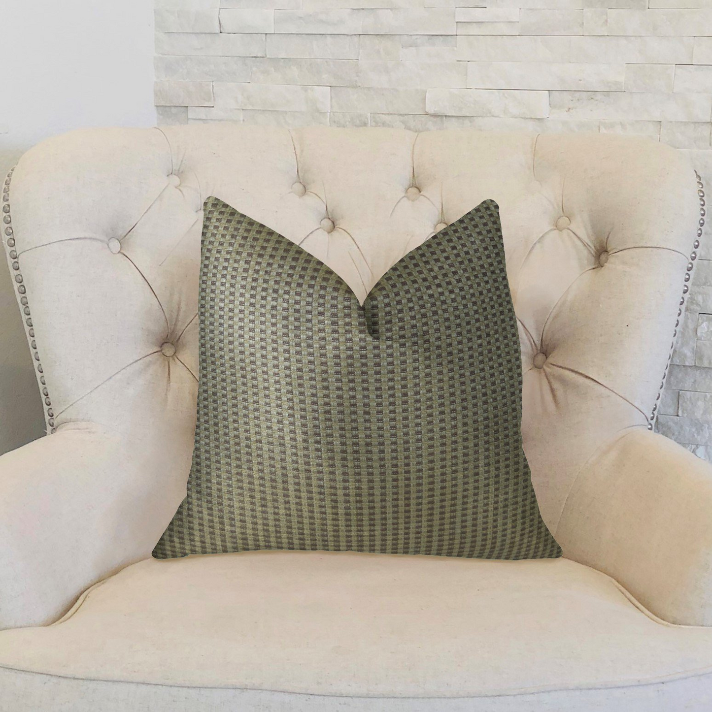 Bellevue Brown Handmade Luxury Pillow - Radiant and Elegant Accent for Your Modern Space