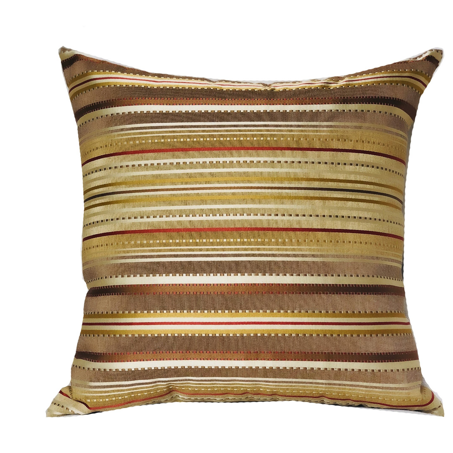 Macedonia Gold Red and Silver Handmade Luxury Pillow - Elegant Decorative Pillow