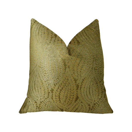Golden Vineyard Gold Handmade Luxury Pillow | Elegant Decorative Pillow