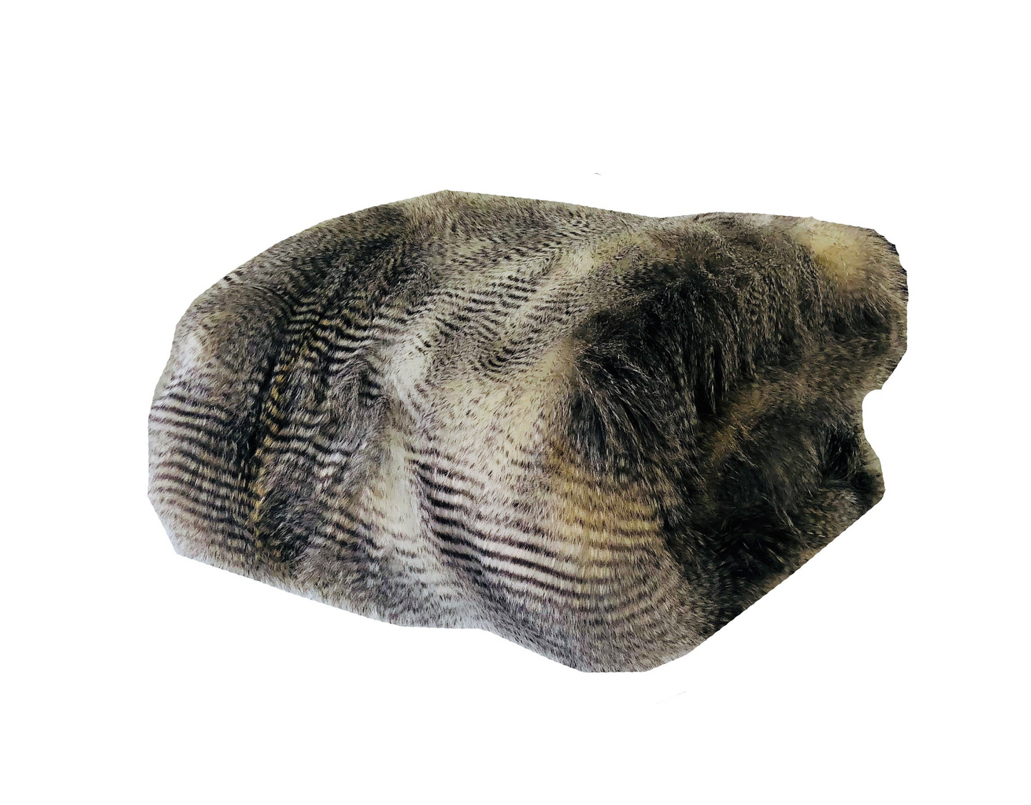 Alaskan Hawk Faux Fur Handmade Luxury Throw - Cozy Warmth and Luxurious Comfort