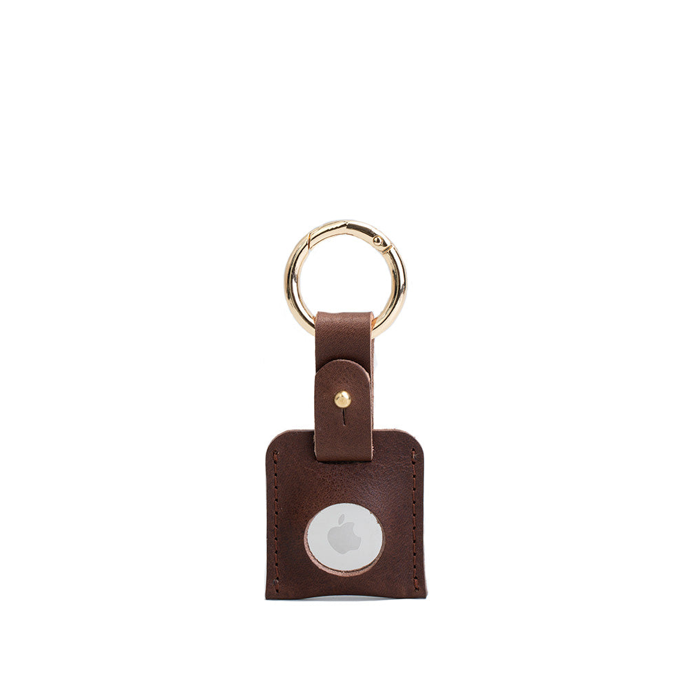 Premium Leather AirTag Keychain - Customizable and Handcrafted