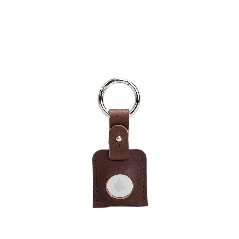 Premium Leather AirTag Keychain - Customizable and Handcrafted