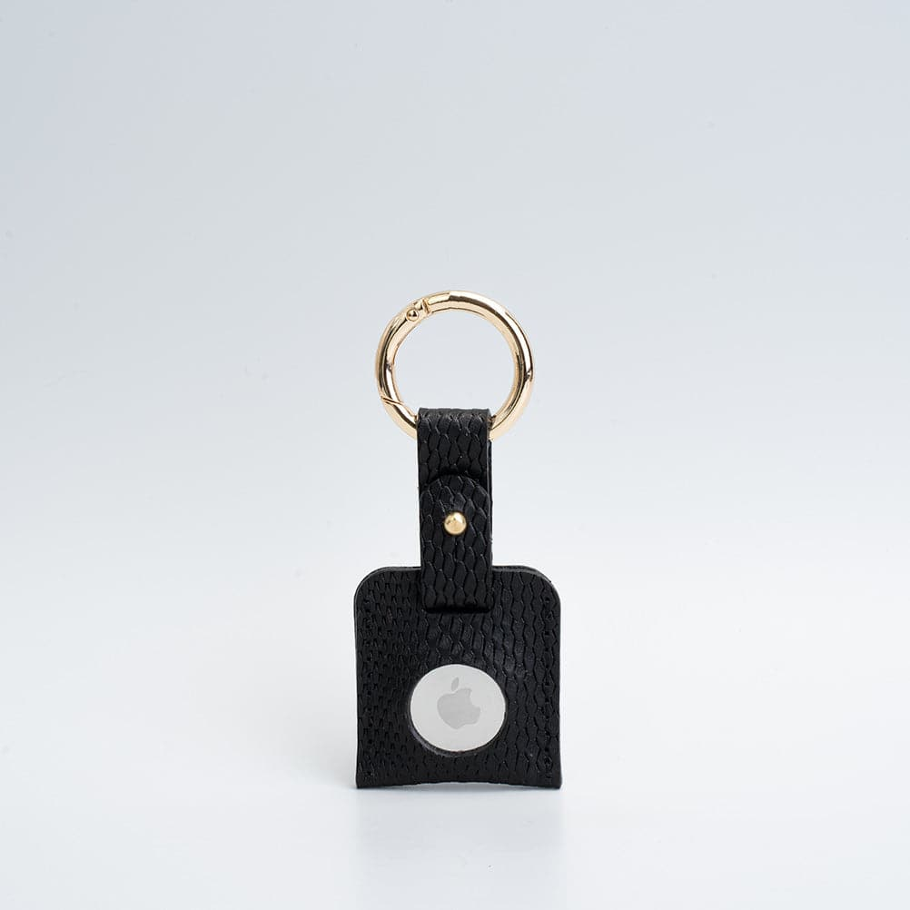 Premium Leather AirTag Keychain - Customizable and Handcrafted