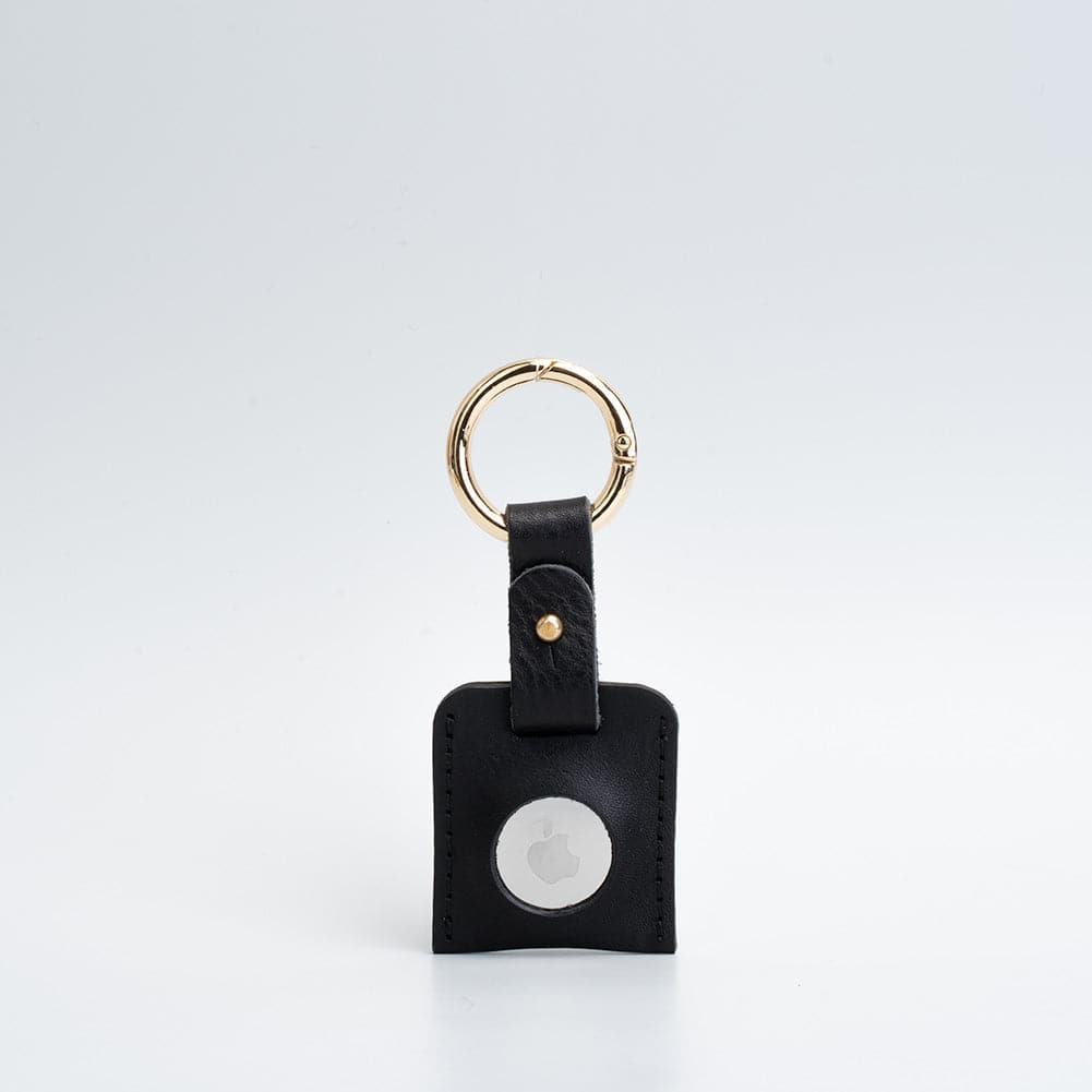Premium Leather AirTag Keychain - Customizable and Handcrafted