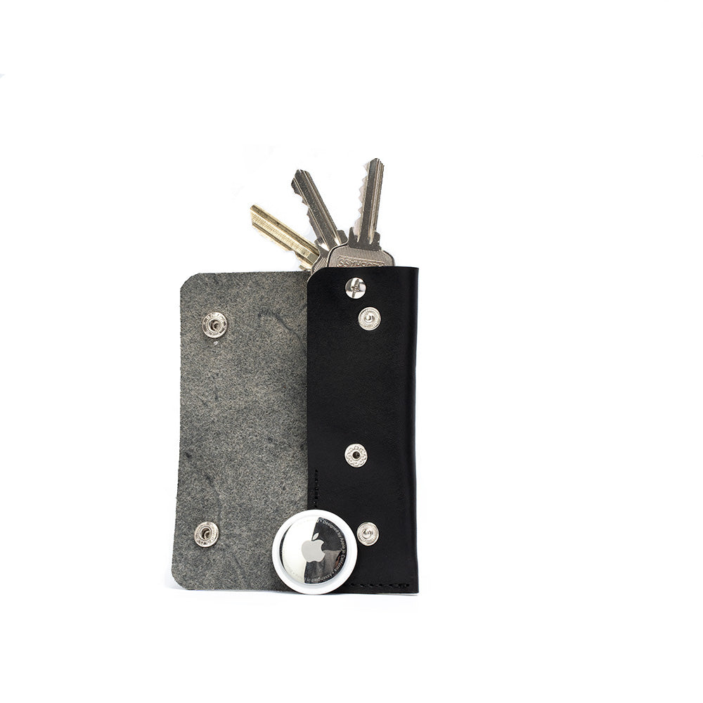 Leather AirTag Key Case 3.0 - Premium Italian Leather Key Holder