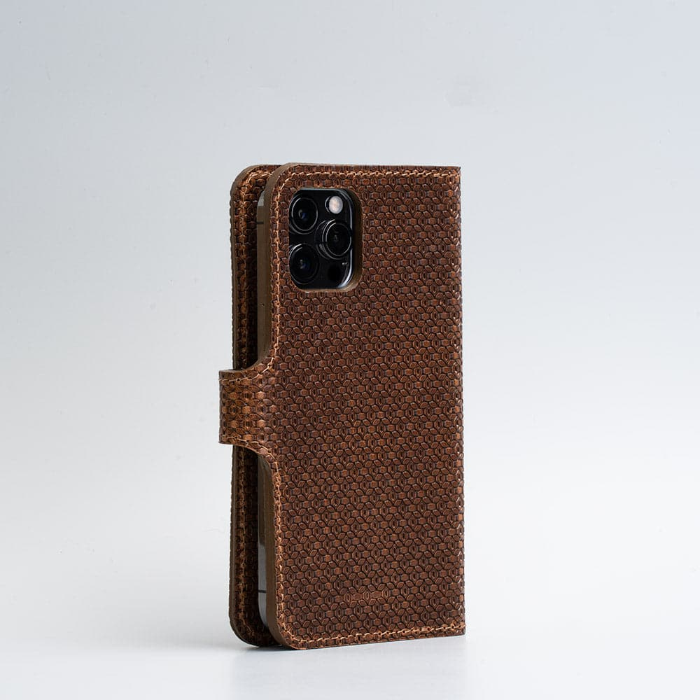 iPhone 14 series Full-Grain Leather Folio Case Wallet with MagSafe - Classic 4.0