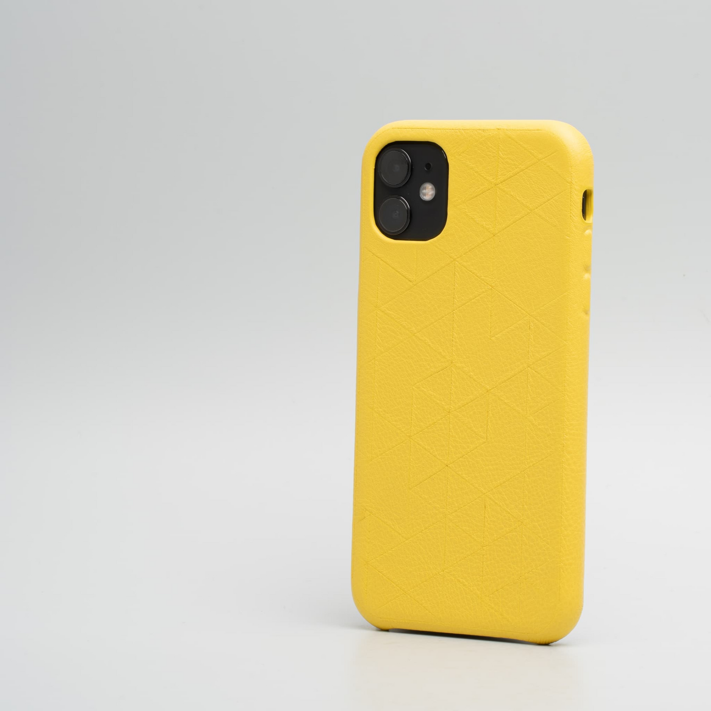 Geometric Leather iPhone 11 Case - Vectors | Eco-friendly and Handcrafted