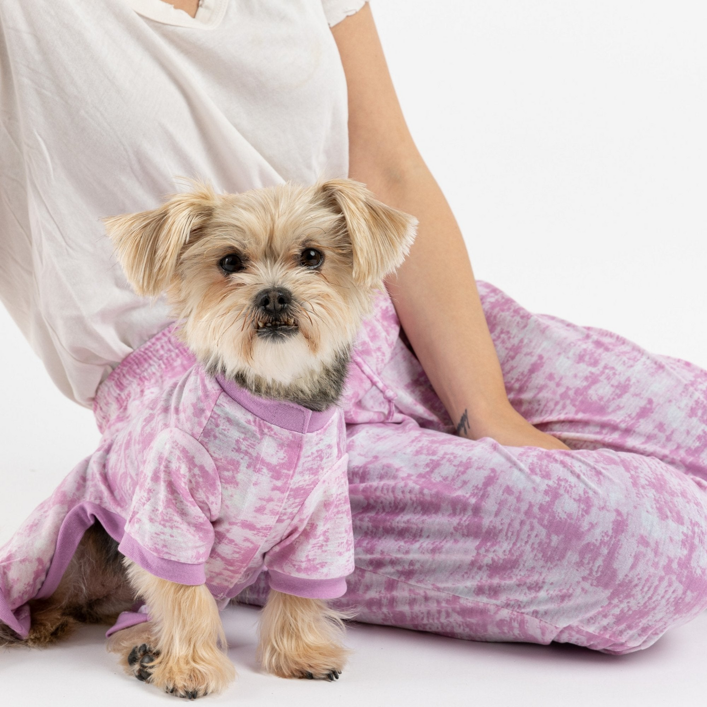 Cozy and Stylish Dog Pajama - Pink Tie Dye | Perfect for a Comfy Night's Sleep