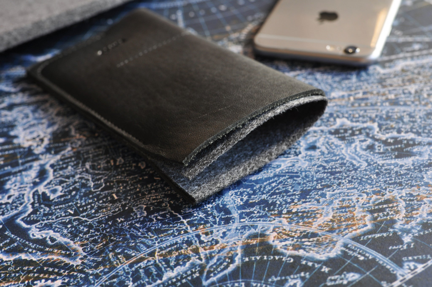 Premium American Horween Leather iPhone Wrap | Slim, Stylish, and Functional