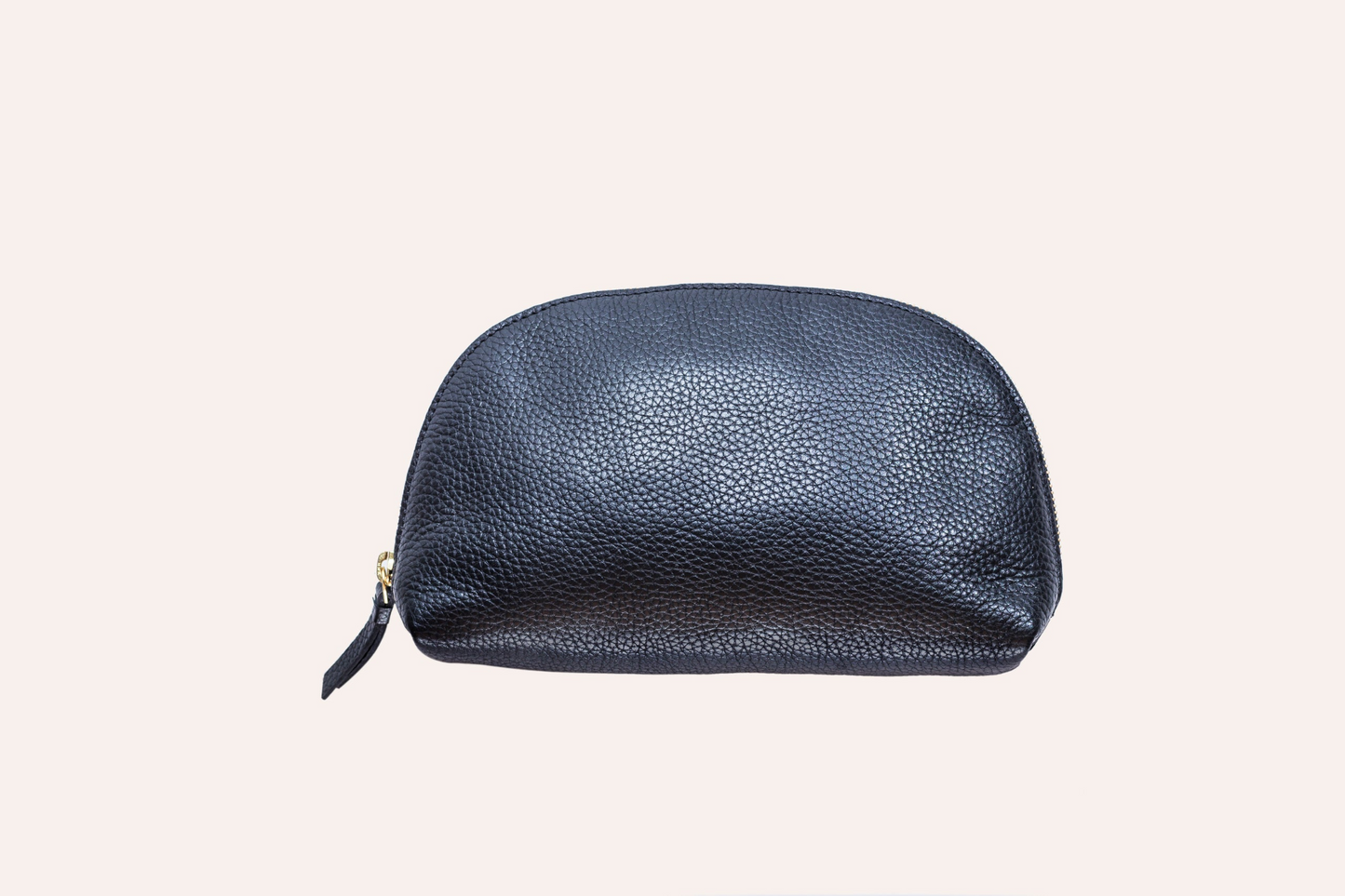 Travel Case Medium | Genuine Pebble Leather | Zipper Closure
