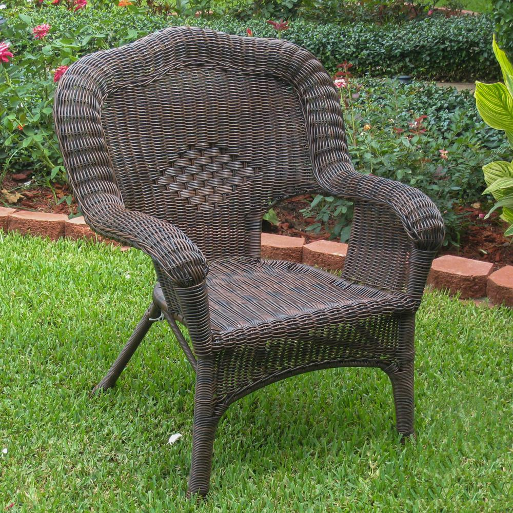 Camelback Resin Wicker Patio Chair - Stylish and Durable Outdoor Furniture