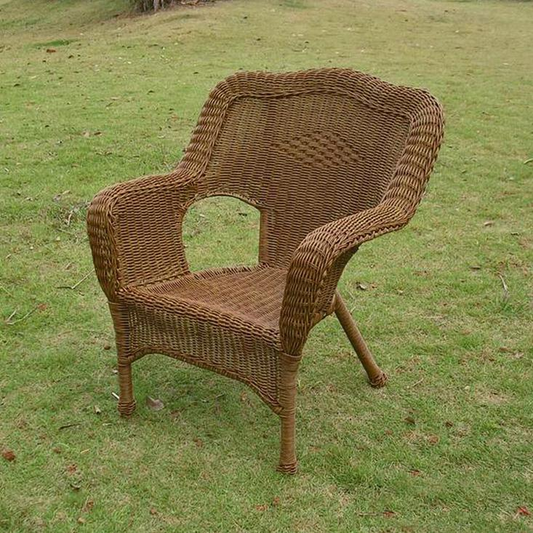 Camelback Resin Wicker Patio Chair - Stylish and Durable Outdoor Furniture