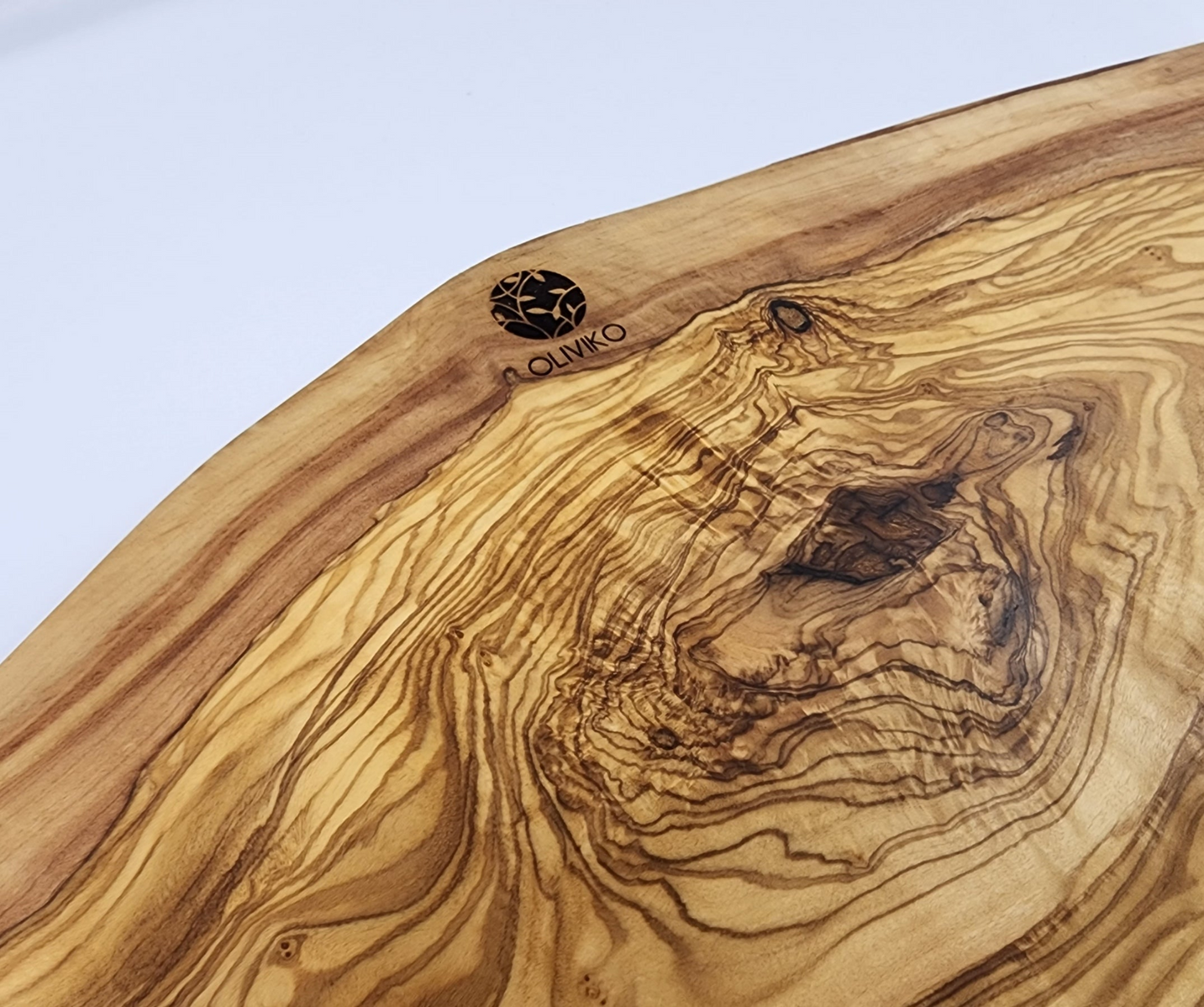 XL Handmade 100% Olive Wood Cutting Board - Premium Quality, Natural and Sustainable