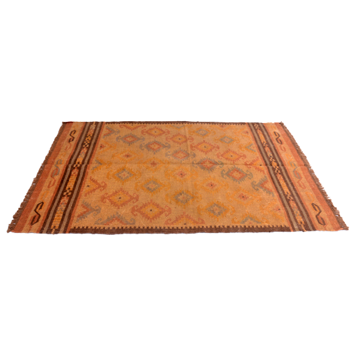 Tribal Handmade Cashmere Kilim Rug - Vintage and Authentic | 100% Genuine Wool