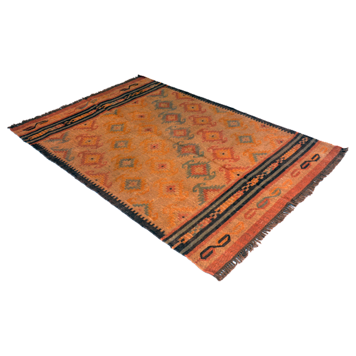 Tribal Handmade Cashmere Kilim Rug - Vintage and Authentic | 100% Genuine Wool