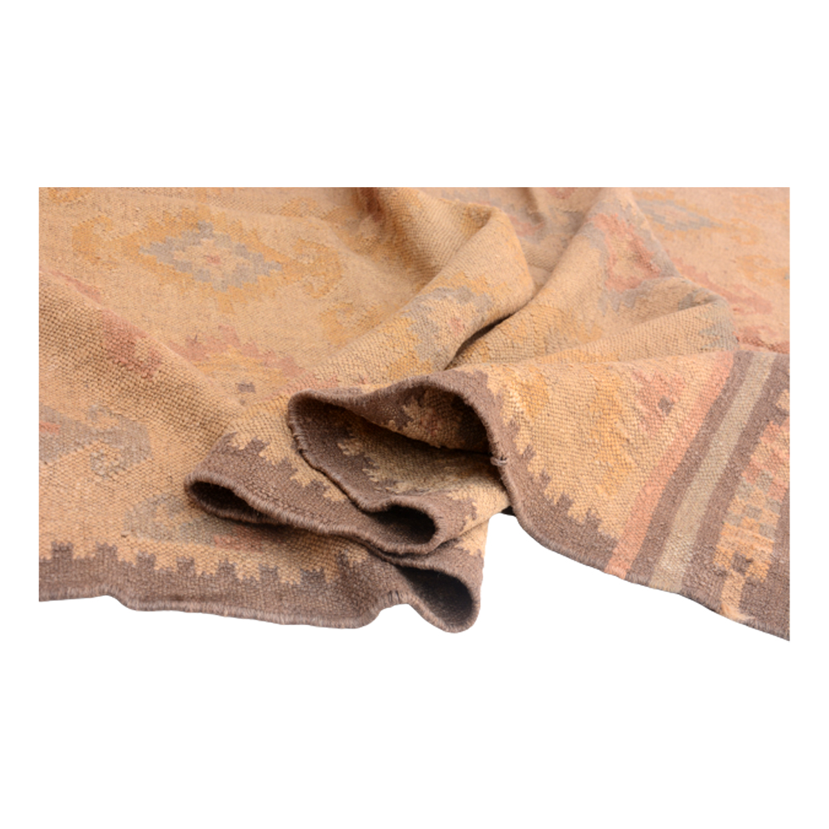 Tribal Handmade Cashmere Kilim Rug - Vintage and Authentic | 100% Genuine Wool