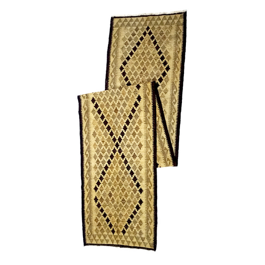 Woolen Handmade Chalky Kilim Runner - Colorful and Attractive Rug for Sale
