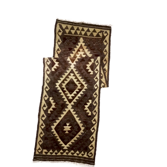 Woolen Handmade Neutral Kilim Runners - Colorful and Attractive Rugs for Sale