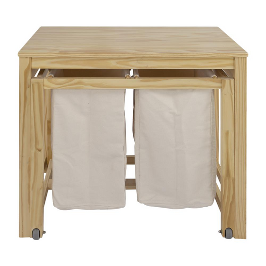 Eco Home Laundry Prep Hamper - Sustainable Wood | Easy Organization