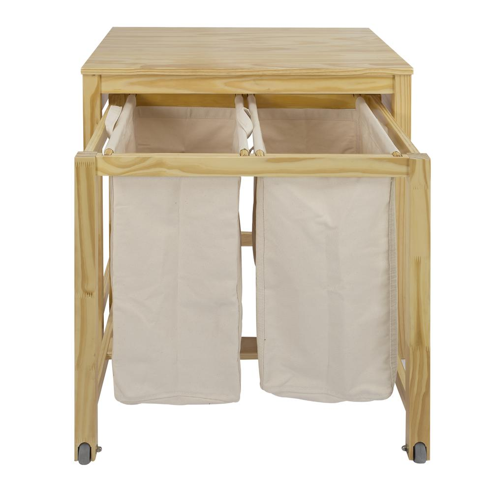 Eco Home Laundry Prep Hamper - Sustainable Wood | Easy Organization